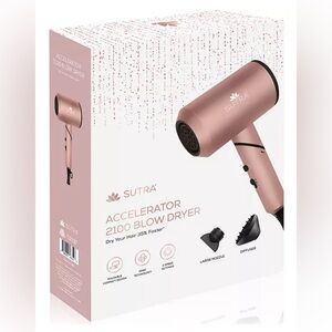NIB! SUTRA POWERFUL BLOW DRYER! GREAT FOR ON THE GO! BUNDLE W SUITCASE FOR FREE!